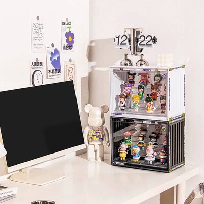 Blind Box Storage Display Rack Transparent Dustproof Organiz