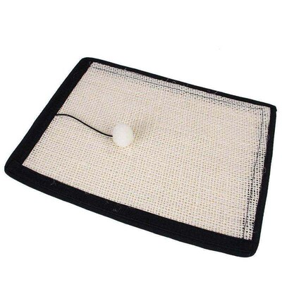 Hook Loop Cat Scraper Sisal Mat Kitten Scratch Protection Cu