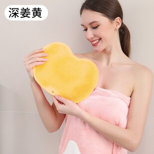 Pad Scrubber Bath MultiFunctional Foo Silicone AntiSlip Back