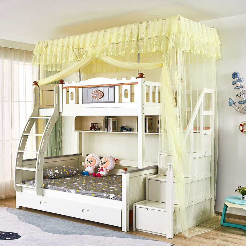 定制层床蚊帐1.2m家用儿童高低一体支架上下铺1.米子母床梯形,床上用品,蚊帐,淘宝优惠券,粉丝福利购,淘宝优惠卷