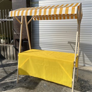 市集展示架木质活动棚架小摊位售货车集市摆摊架夜市地摊车