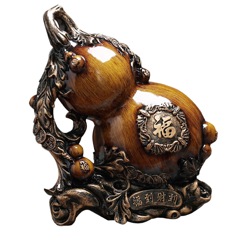 招财葫芦储钱罐摆件欧式家居客厅酒柜创意装饰品礼品样板房软装,家居饰品,装饰摆件,淘宝优惠券,粉丝福利购,淘宝优惠卷