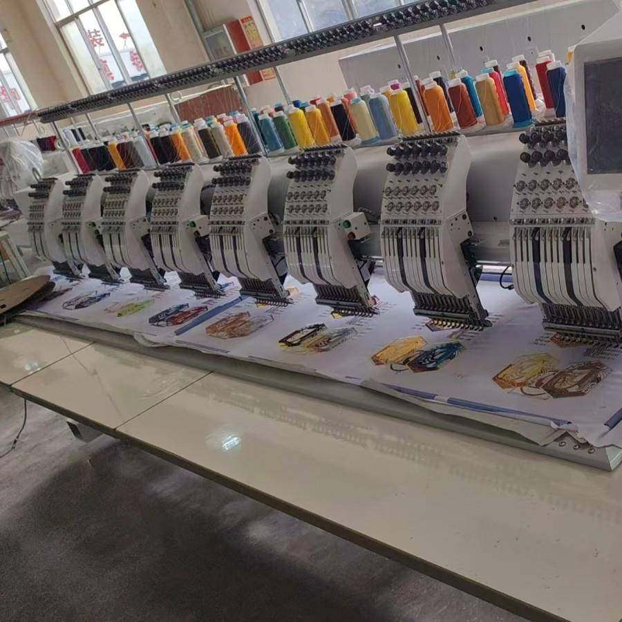 8头电脑绣花机成衣帽子个性化多头刺绣机高速8头12针电脑绣花机,纺织面料/辅料/配套,其他纺织机械,淘宝优惠券,粉丝福利购,淘宝优惠卷