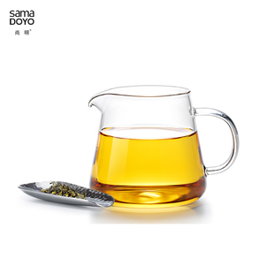 尚明耐热加厚玻璃公道杯石瓢公杯分茶器公杯茶海茶杯子功夫茶道具