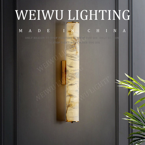 西班牙云石壁灯宅寂风设计师样板间电视背景墙床头过道走廊酒店灯
