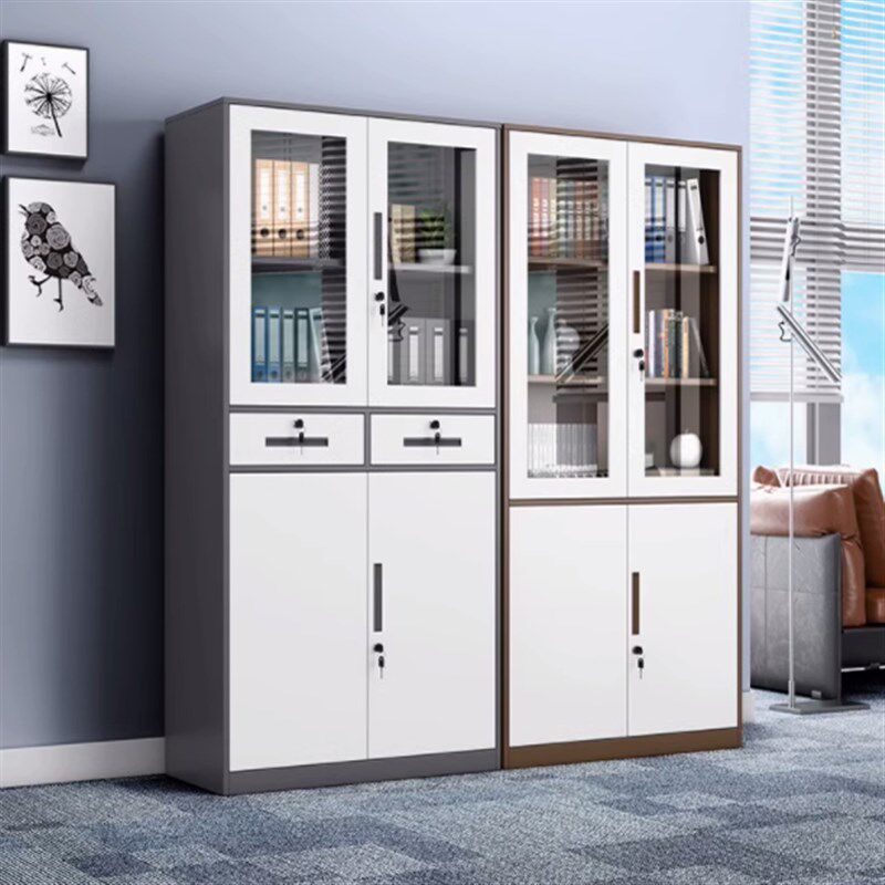 奥格龙住宅家具文件柜铁皮柜资料柜钢制套色办公矮柜财务凭证柜,商业/办公家具,文件柜,淘宝优惠券,粉丝福利购,淘宝优惠卷