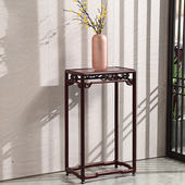 红木家具酸枝木条案中式 客厅玄关桌花架仿古供神台实木案几平头案