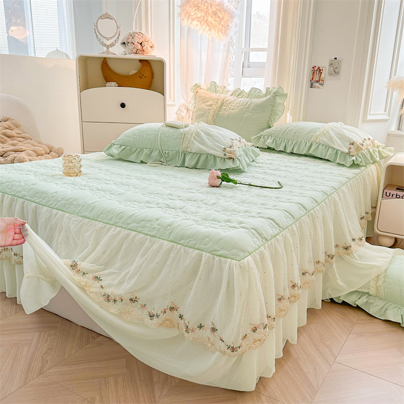 床裙单件2024新款四季通用遮丑下摆防尘床罩带裙边床裙款床垫套夏,床上用品,床裙,淘宝优惠券,粉丝福利购,淘宝优惠卷