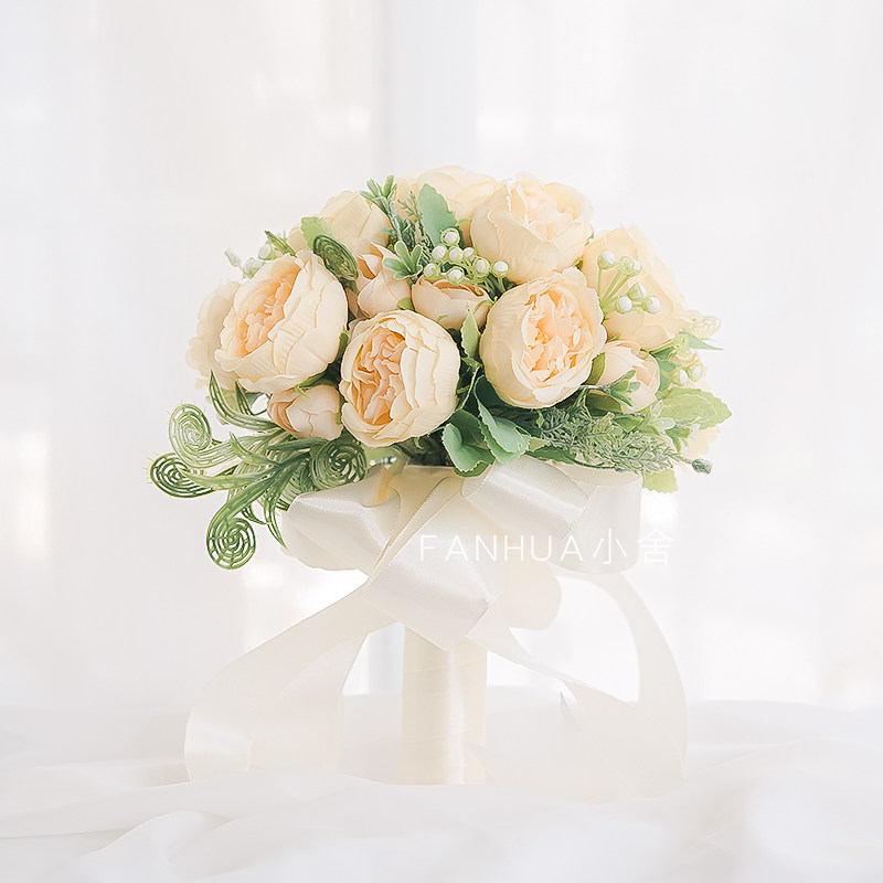 婚礼手捧花装饰仿真花新娘结婚花束伴娘玫瑰捧花婚纱摄影假花婚庆,家居饰品,仿真花/假花,淘宝优惠券,粉丝福利购,淘宝优惠卷
