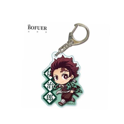 Hot Aanime Demon Slayer Acrylic Keychain Nezuko Cartoon Char