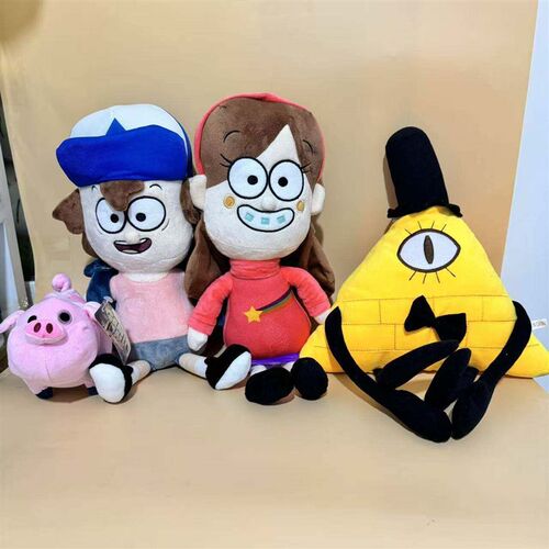 Grotesque Town Surroundng Gravty Falls Cute Playful Pggy