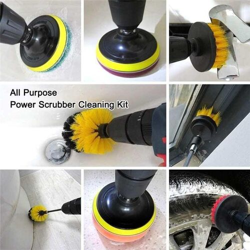 Electric Drillbrush Scrub Pads Grout Power Drills Scrubber C