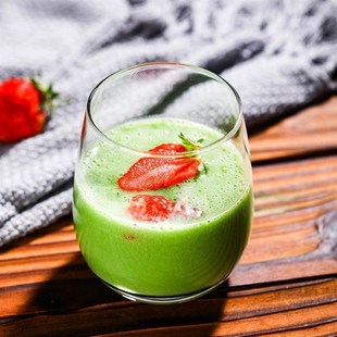 Transparent drinking glass heat-resistant water cup tea cup