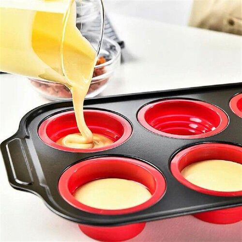Metal Frame Silicone Muffin Pan Durable Muffin Pan Nonstick