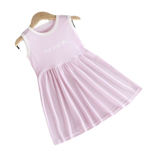 Summer 2025 Girls Dress Princess Skirt for Kids Casual Child