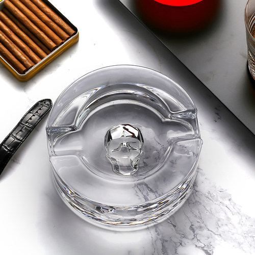 土耳其NUDE 水晶玻璃创意造型烟灰缸欧式客厅卧室雪茄缸 大号