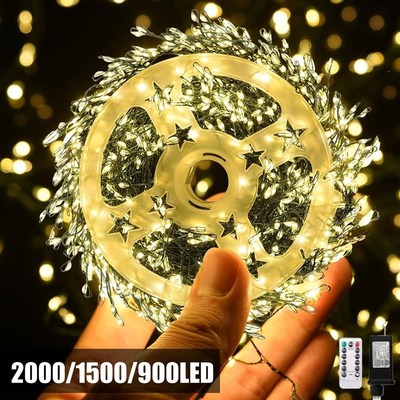 LED Firecracker String Lights EU/US DC Power Remote Control