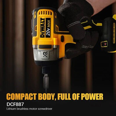 DeWalt DCF887 Cordless Screwdriver Brushless 205N.m Electric