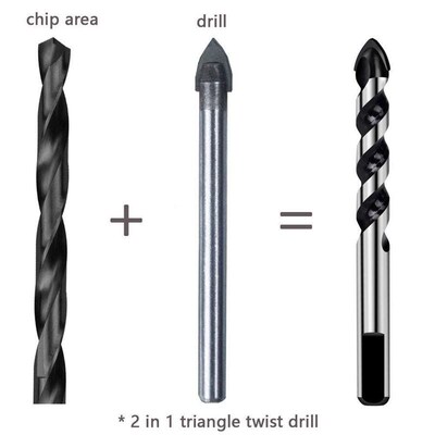 HHO-Tungsten Carbide Drill Bit Set for Porcelain Ceramic Til