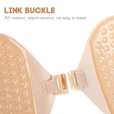 Invisible Push Up Bra for Women Backless Strapless Bra Seaml