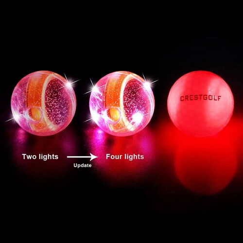 Crestgolf LED Golf Balls for Night Glow in The Dark Golf Bal