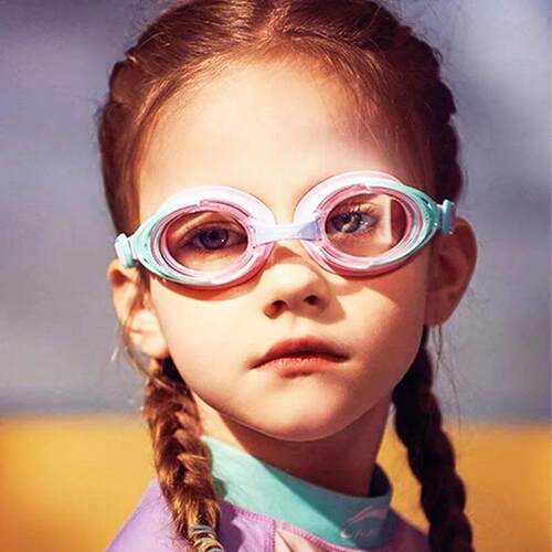 Kids Swimming Goggles Big Frame HD View Anti-fog Waterproof