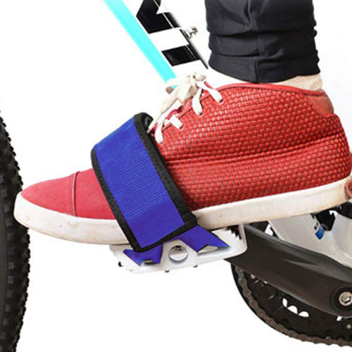 1pair Nylon Bicycle Pedal Straps Toe Clip Foot Strap Belt A