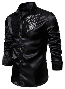 Men Long Sleeve Wedding Dress Shirt For Men Soft Comfortable