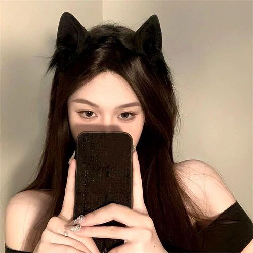 New Cute Cat Ears Headband For Women Girls Plush Animal Hair