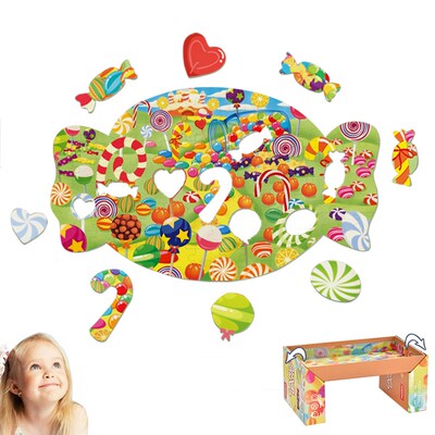 Hahowa Animal Puzzle Toys For Kids Unique Shapes Jigsaw