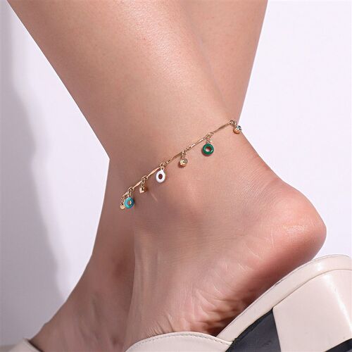Pendant foot chain beach foot decoration drop glaze color dr