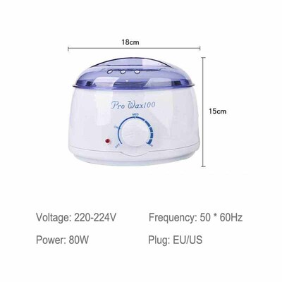 Hot Wax Warmer Heater Machine Hair Removal Beans Waxing Kit