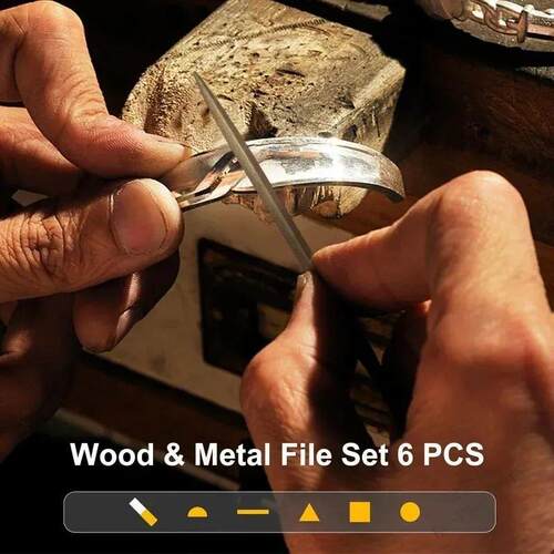 New Premium Needle File Set - High-Carbon Steel Files with N