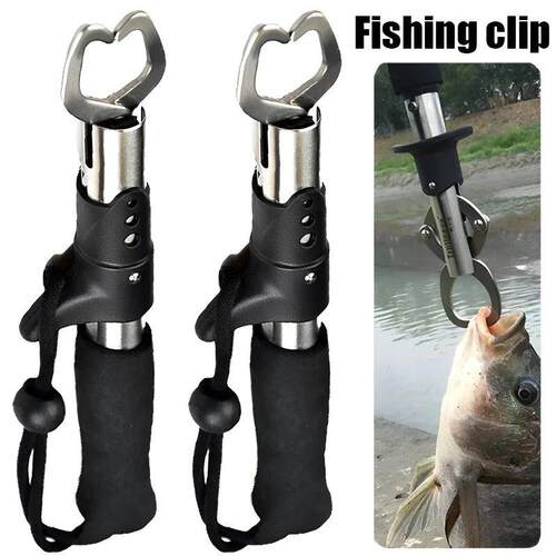 24CM Stainless Steel Fishing Gripper Professional Fish Grip