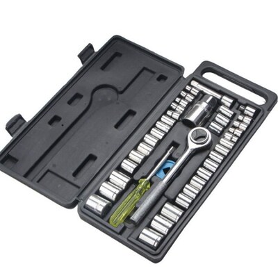 40pc Spanner Socket Set Car Vehicle Motorcycle Repair Ratche