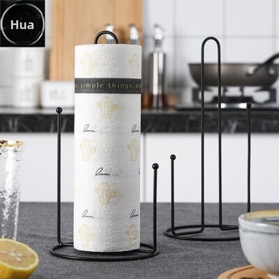 Kitchen Roll Paper Towel Holder Bathroom Tissue Stand Rose G