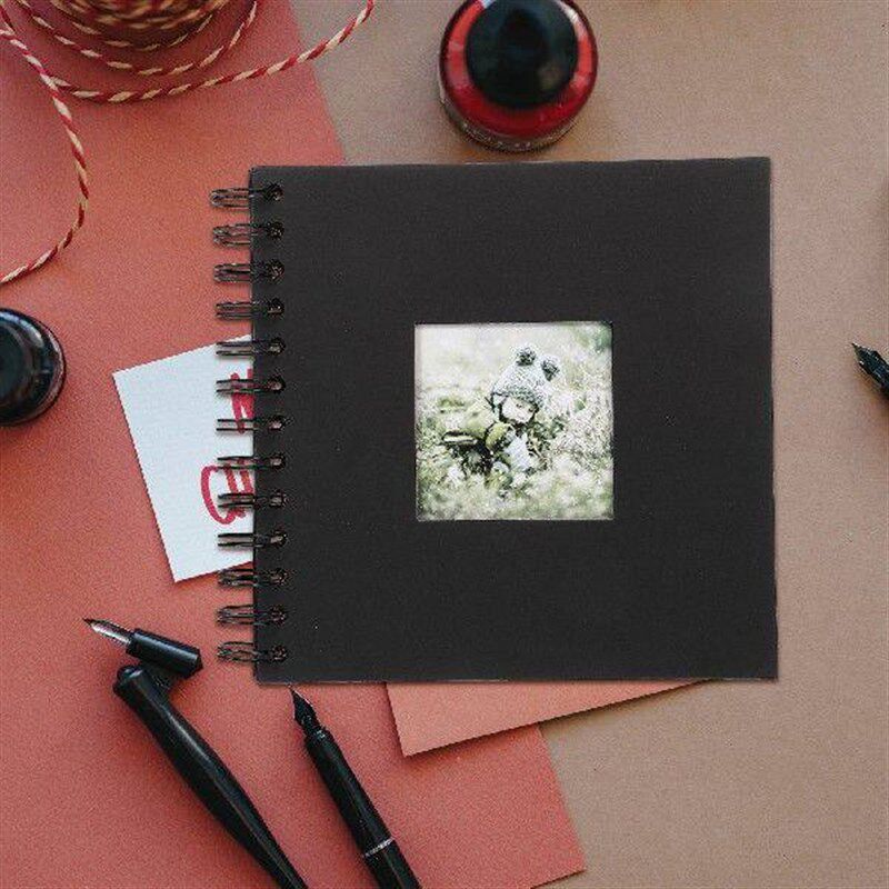 DIY Photo Album Mini Detachable Kids Paper Albums - 实物图