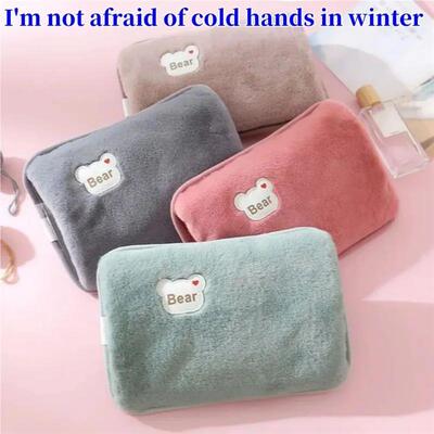 Electric Hot Water Bag Reusable Plush Hot Water Bottle EU Pl