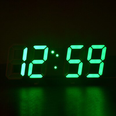 3d Digital Alarm Clock Clock Creative Intelligent