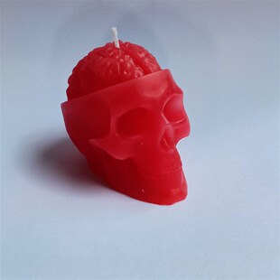 Scented candles Halloween candles Skull candles 骷髅大脑蜡烛