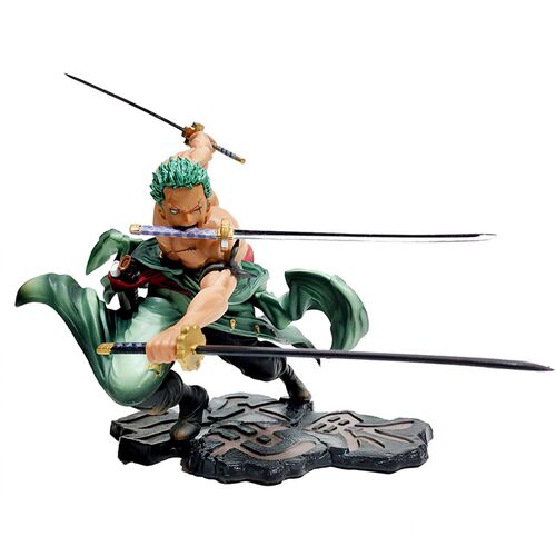 18CM One Piece Luffy Figure Roronoa Zoro Three-Blade Sa-Maxi