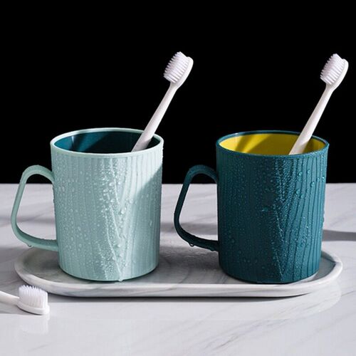 Toothbrushing Cup Household Plastic Toothbrush Cup with Hand