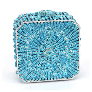Female banquet Party Bag  Crystal Clutch Bag Box Classic Met