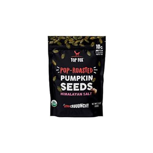 Top Fox Snacks - Organic Pop-Roasted Pumpkin Seeds  Heal