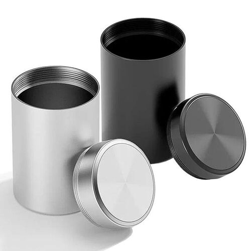 Mini Portable Sealed Jar Travel Moisture-proof Solid Color N