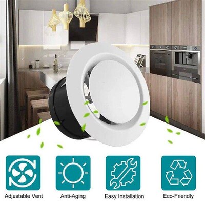 Round Air Vent Ventilation Grille Cover Outlet Adjustable