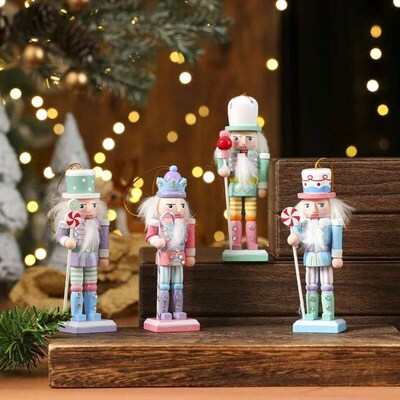3/4/5PCS Christmas Tree Decoration Pecan Soldier Hanging Chr