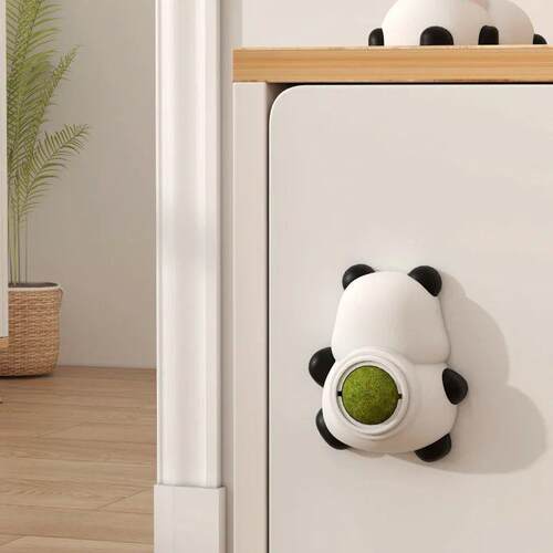 1 piece of cat mint cat toy wall design self soothing, teeth