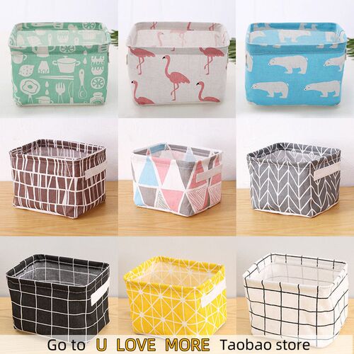 Foldable Storage Box Dormitory Sundries Storage Box Househol