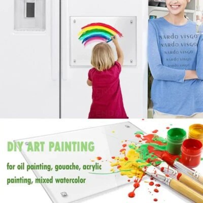 Fridge Magnet Sticker Clear Acrylic Calendar Weekly Planner